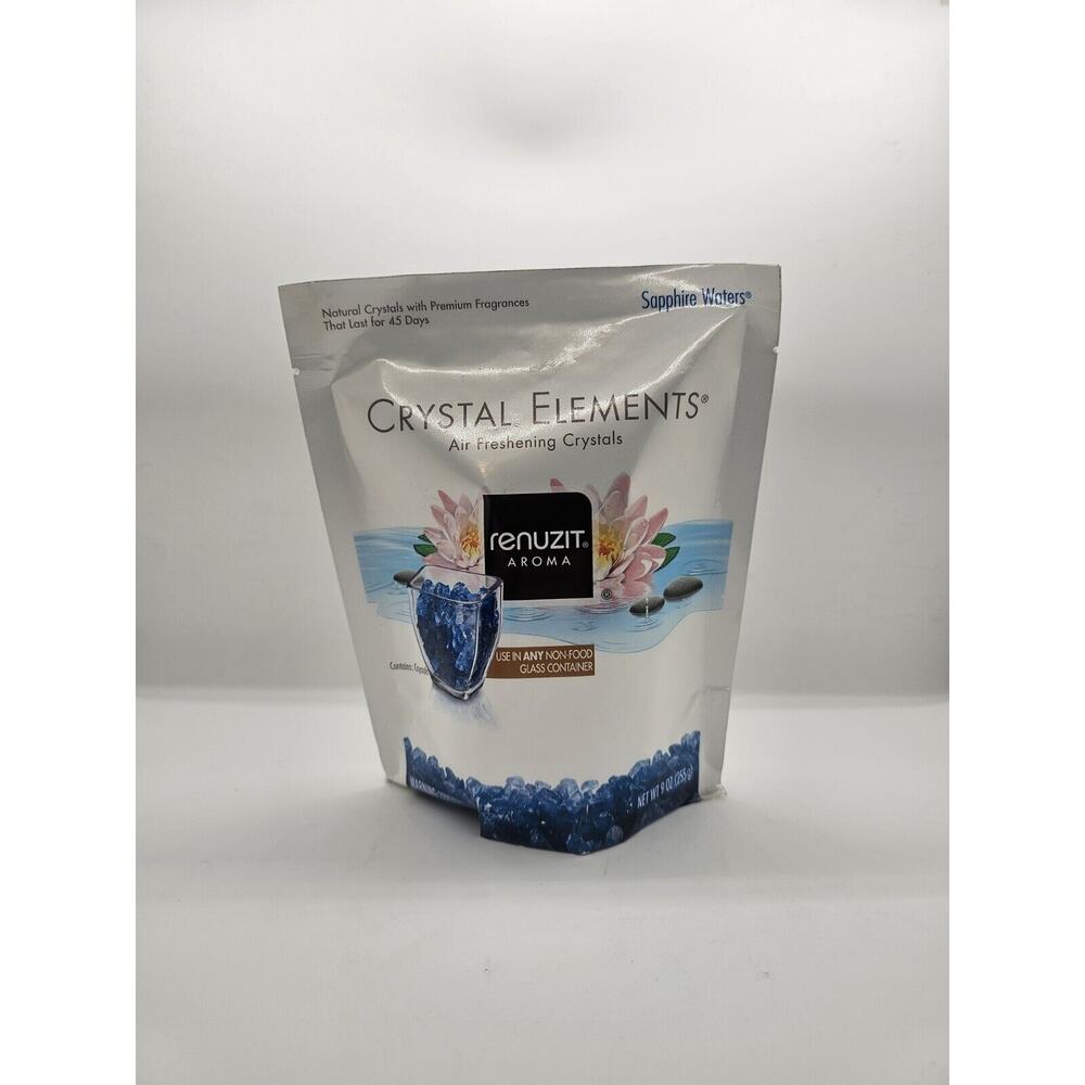 Renuzit Aroma Crystal Elements Sapphire Waters 9oz